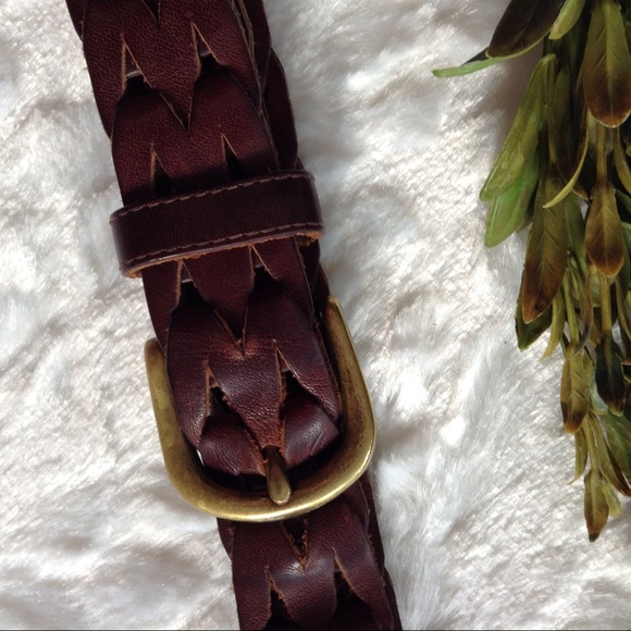 Genuine leather chain belt - Picture 4 of 5